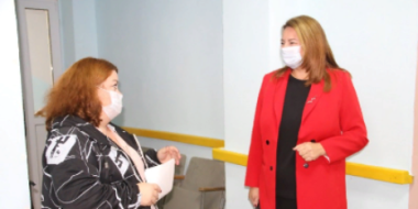 Елена Полонская ознакомилась с объемом ремонтных работ в НКО «Общество слепых» - 2021-09-16 16:48:00 - 2