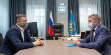 Михаил Ведерников и Василий Осипов обсудили вопросы догазификации - 2021-09-07 15:13:00 - 2