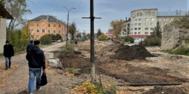 Из-за археологических работ задерживается ремонт улицы Л.Поземского в Пскове - 2021-10-12 09:35:00 - 2
