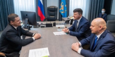 Михаил Ведерников встретился с новым управляющим Отделения Псков Банка России - 2022-05-20 17:05:00 - 2