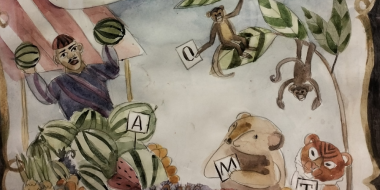 Выставка акварельных картинок по мотивам «Азбуки» Бенуа представлена в Вечаше - 2025-12-11 15:05:00 - 2