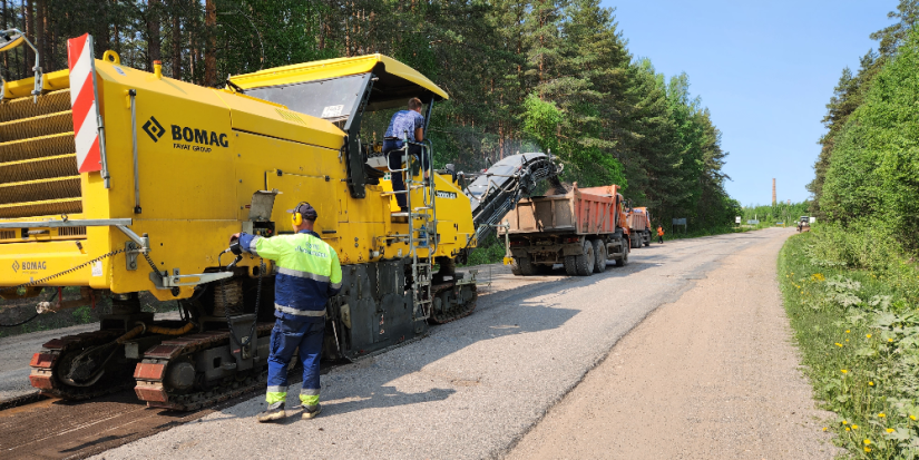 Продолжается ремонт региональной дороги «Неелово – Кудина Гора – Печоры» - 2023-05-30 18:05:00 - 1