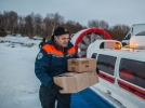 Спасатели доставили продукты на остров Залита в Псковском озере - 2022-01-13 14:05:00 - 3