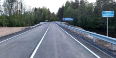 Открылось движение по новому мосту через реку Неведрянка в Себежском районе - 2022-05-27 17:35:00 - 2