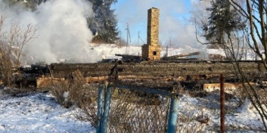 Из-за неисправности дымохода сгорел дом в Новосокольническом районе - 2022-12-02 16:05:00 - 2
