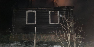 В Великолукском районе горел жилой дом - 2023-12-07 10:35:00 - 2