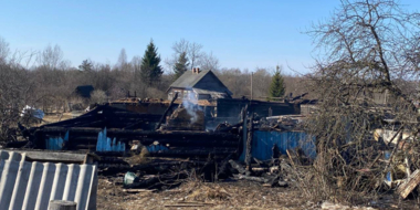 В Великолукском районе сгорел жилой дом - 2024-03-27 15:35:00 - 2