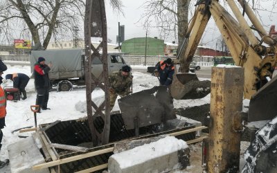 В Пскове начался монтаж памятника, посвященного подвигу бойцов НКВД и саперов - 2021-12-02 14:05:00 - 4