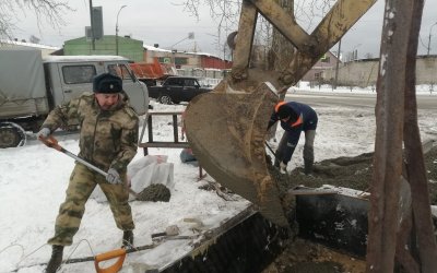 В Пскове начался монтаж памятника, посвященного подвигу бойцов НКВД и саперов - 2021-12-02 14:05:00 - 5