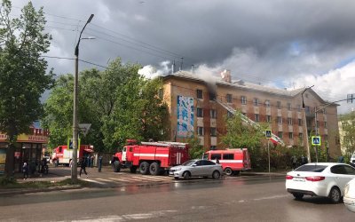 Произошел пожар в общежитии на проспекте Октябрьский в Великих Луках - 2022-05-27 15:57:21 - 4