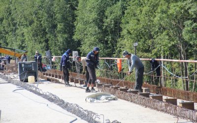 Продолжается капитальный ремонт моста в Дновском районе - 2022-08-09 11:05:00 - 5