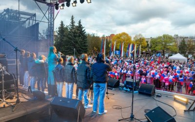Концерт «Мы вместе» в поддержку референдумов прошел в Пскове - 2022-10-01 10:00:00 - 6